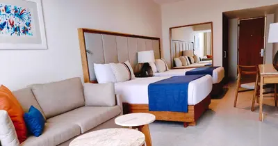 Cama o camas de una habitación en Park Royal Mazatlán
