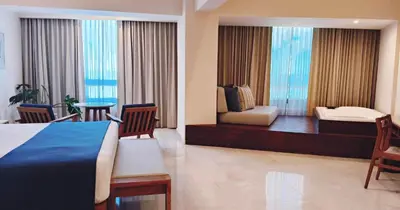 Cama o camas de una habitación en Park Royal Mazatlán