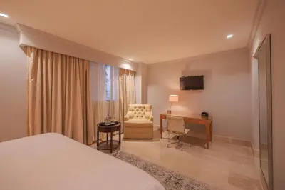 Una televisión o centro de entretenimiento en Hotel Santa Anita - Balderrama Hotel Collection