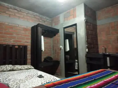 Cama o camas de una habitación en Posada Don Jose