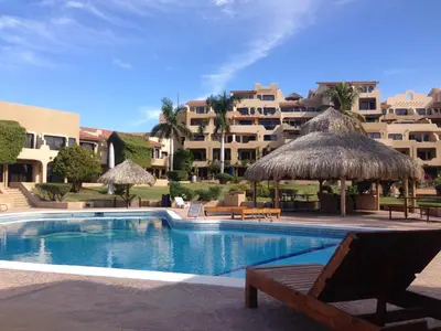 Piscina en o cerca de Villa en Marinaterra en seguida de Marina San Carlos