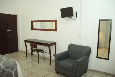 Zona de estar de Hotel Posada Doña Rubino