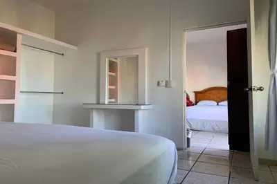Cama o camas de una habitación en Hotel Posada Doña Rubino