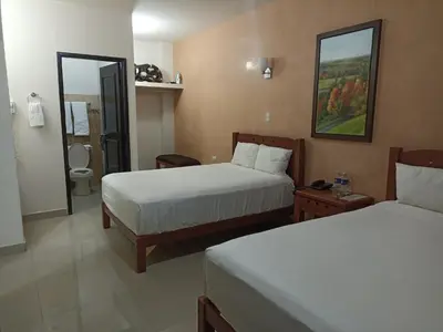 Cama o camas de una habitación en Gran Hotel Residencial Galerias