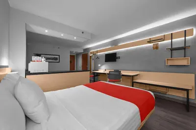 Cama o camas de una habitación en City Express by Marriott Ciudad Juárez