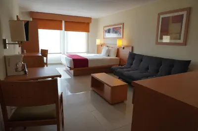 Cama o camas de una habitación en City Express by Marriott Mazatlan