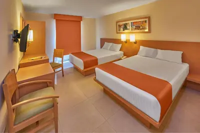 Cama o camas de una habitación en City Express by Marriott Mazatlan