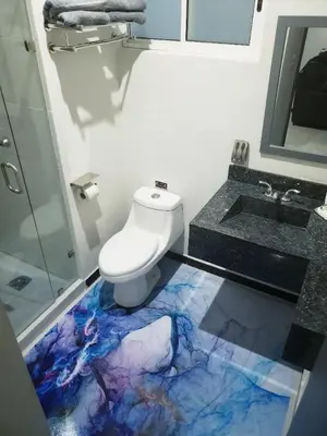 Un baño de Privatto Suites