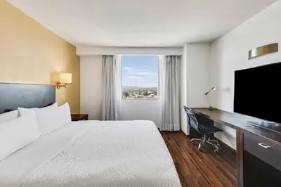 Cama o camas de una habitación en Fiesta Inn Express Durango