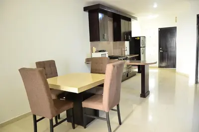 Una cocina o zona de cocina en Departamentos Luminar