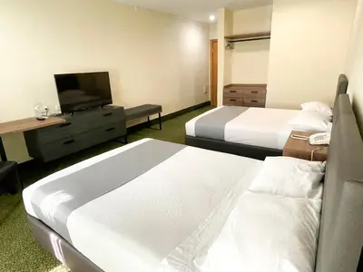 Cama o camas de una habitación en Hotel Sicomoro