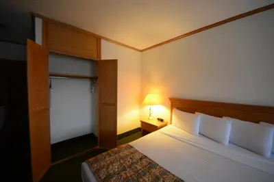 Cama o camas de una habitación en Hotel Sicomoro
