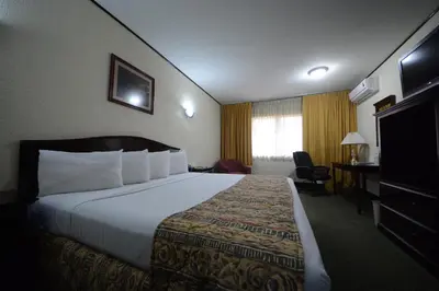 Cama o camas de una habitación en Hotel Sicomoro