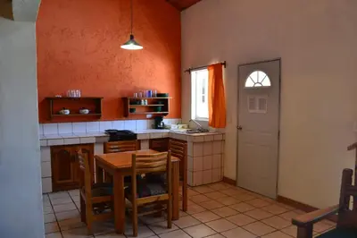 Una cocina o zona de cocina en Villa Santa Cruz Creel