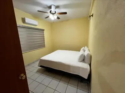 Cama o camas de una habitación en Loreto Playa Boutique Hotel