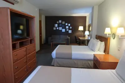 Cama o camas de una habitación en Gamma Durango Plaza Vizcaya
