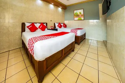 Cama o camas de una habitación en Hotel Romo