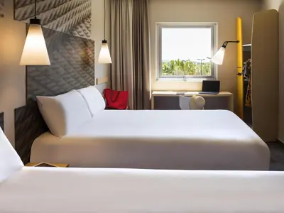 Cama o camas de una habitación en Ibis Mazatlan Marina