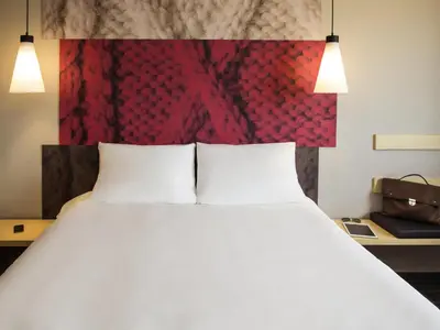 Cama o camas de una habitación en Ibis Mazatlan Marina
