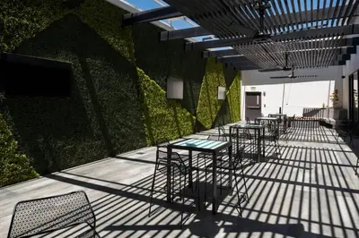 Un balcón o terraza de Courtyard by Marriott Ciudad Juarez