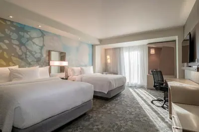 Cama o camas de una habitación en Courtyard by Marriott Ciudad Juarez
