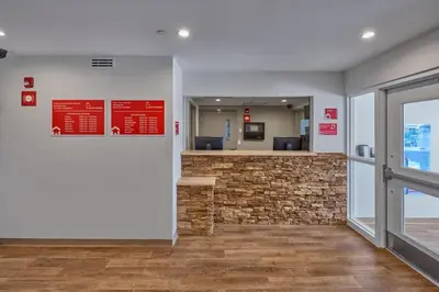 El vestíbulo o zona de recepción de Extended Suites Chihuahua La Juventud