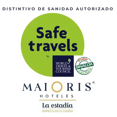Certificado, premio, señal o documento que está expuesto en Hotel Maioris Navolato