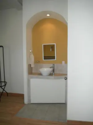Un baño de Hotel Santa Cruz