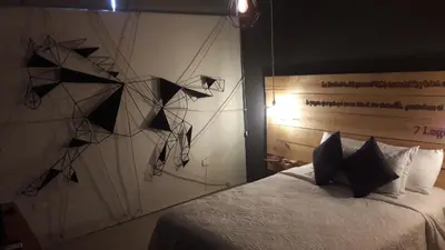 Cama o camas de una habitación en Doroteo Hotel Boutique