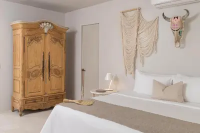 Cama o camas de una habitación en Hotel Boutique Casa Lulu