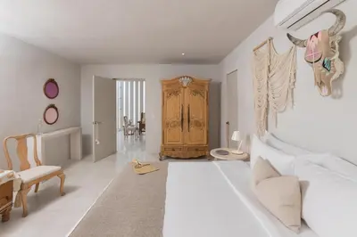 Cama o camas de una habitación en Hotel Boutique Casa Lulu