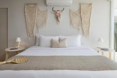 Cama o camas de una habitación en Hotel Boutique Casa Lulu