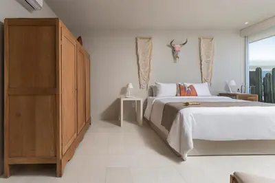 Cama o camas de una habitación en Hotel Boutique Casa Lulu