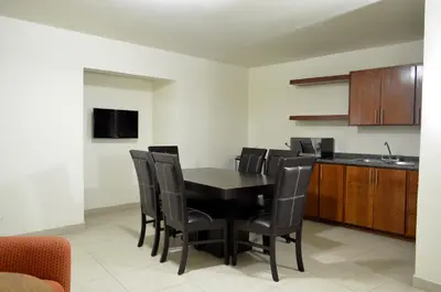 Una cocina o zona de cocina en Hotel Villa del Sol