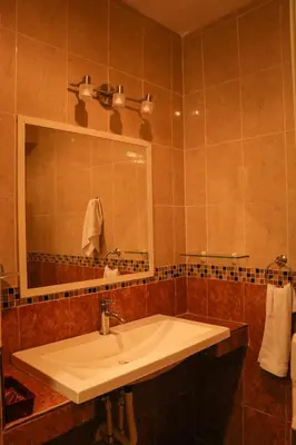 Un baño de Vista Potrero - Hotel, Camping & Events