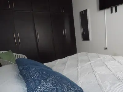 Cama o camas de una habitación en Departamento privado zona de la UACH