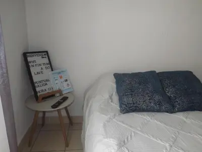 Cama o camas de una habitación en Departamento privado zona de la UACH