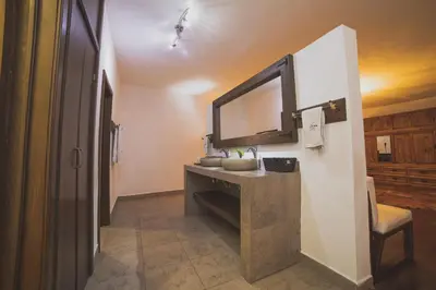 Una cocina o zona de cocina en Hotel Posada las Nubes