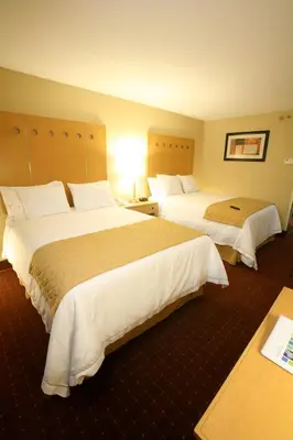 Cama o camas de una habitación en Holiday Inn Express Saltillo Zona Aeropuerto by IHG