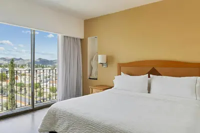 Cama o camas de una habitación en Fiesta Inn Express Chihuahua