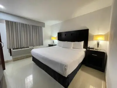 Cama o camas de una habitación en Wyndham Garden Los Mochis Plaza Inn