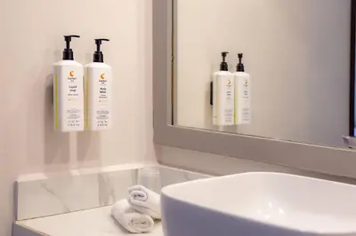 Un baño de Comfort Inn Hermosillo Pitic