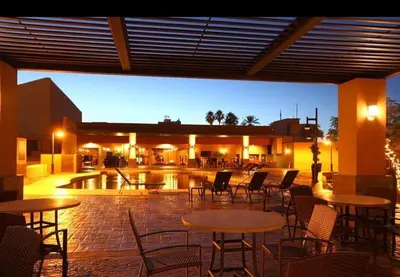 Un restaurante o sitio para comer en Hotel Gandara