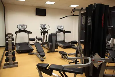Gimnasio o instalaciones de fitness de Marinaterra Hotel & Spa