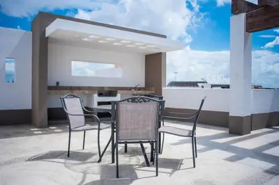 Un balcón o terraza de La Estancia Apartments Mazatlan