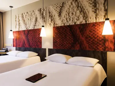 Cama o camas de una habitación en Ibis Torreon