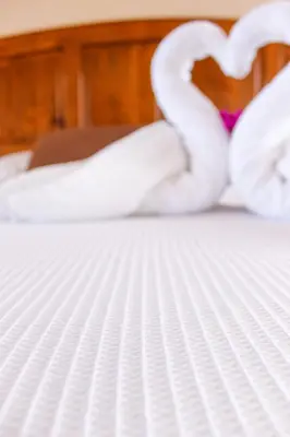 Cama o camas de una habitación en Hotel Angra