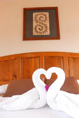 Cama o camas de una habitación en Hotel Angra