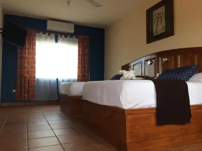 Cama o camas de una habitación en Hotel Angra