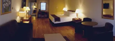 Cama o camas de una habitación en HM Mirador